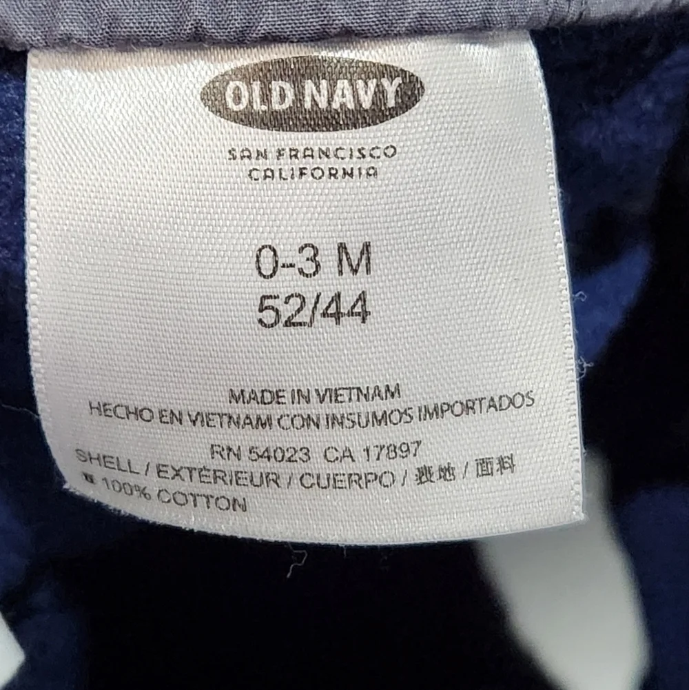Old Navy Baby 3 Piece Cozy Long Sleeve Shirts and Pants Set, Size 0-3 Months